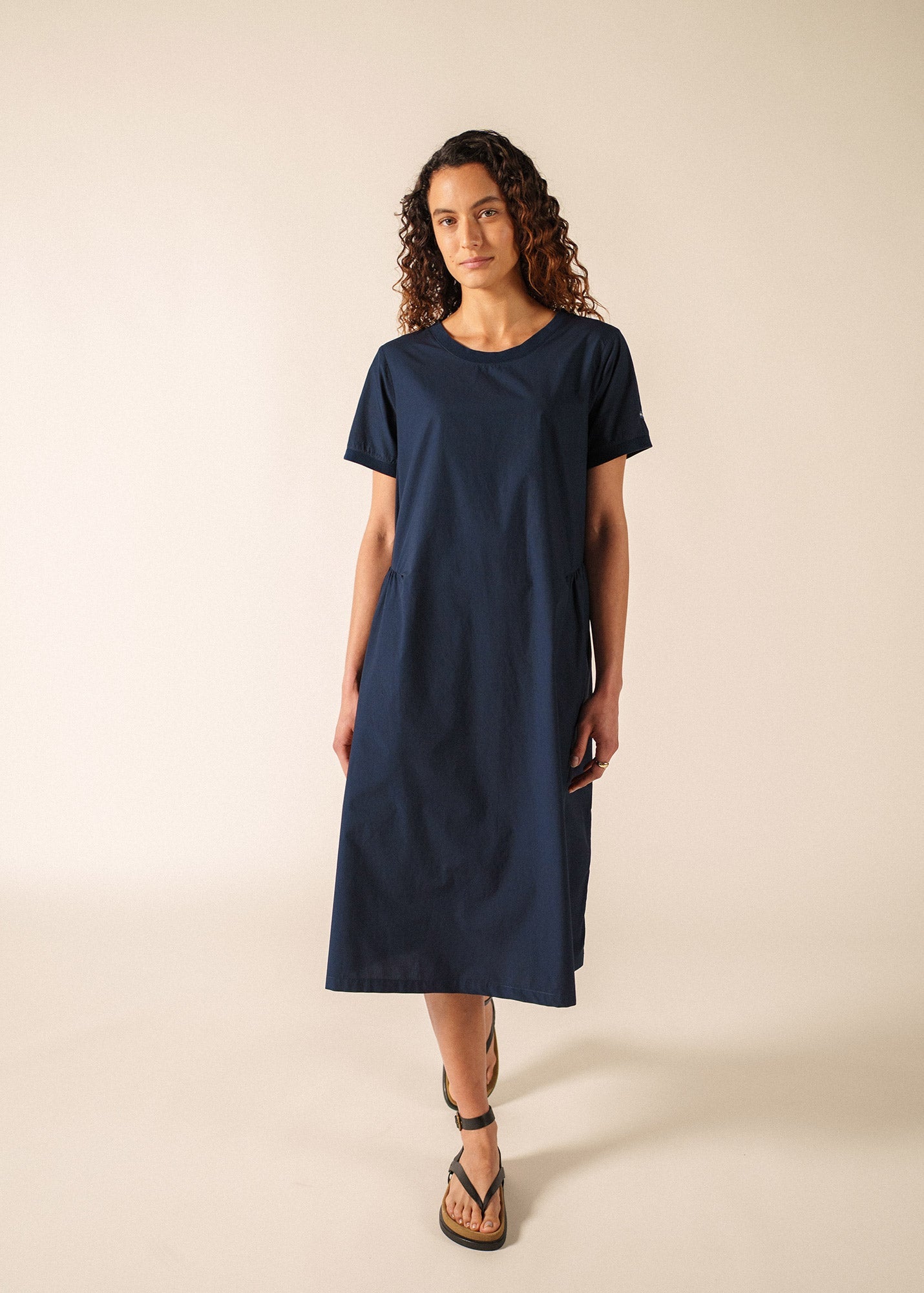 Saint James MORGANE Oversized Cotton Dress (NAVY)