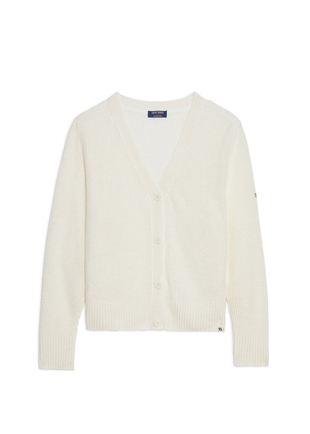 Saint James Saint James x Brumes linen cardigan (IVORY)