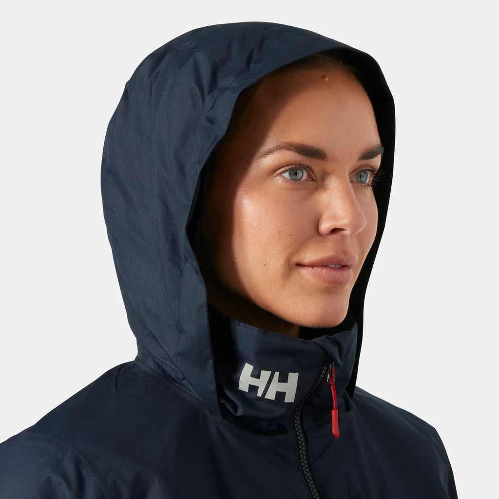 Helly Hansen Women's Crew Hooded Pile Jacket - Navy