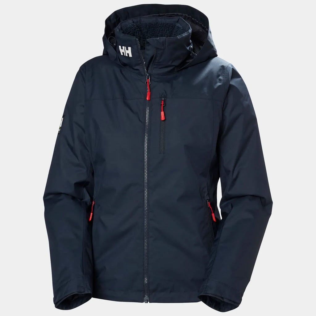 Helly Hansen Women's Crew Hooded Pile Jacket - Navy