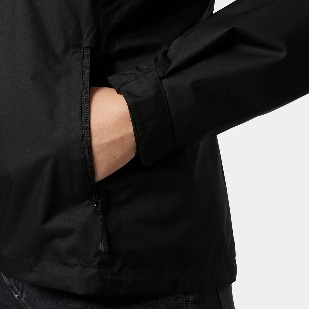 Helly Hansen Women's Crew Hooded Pile Jacket - Black