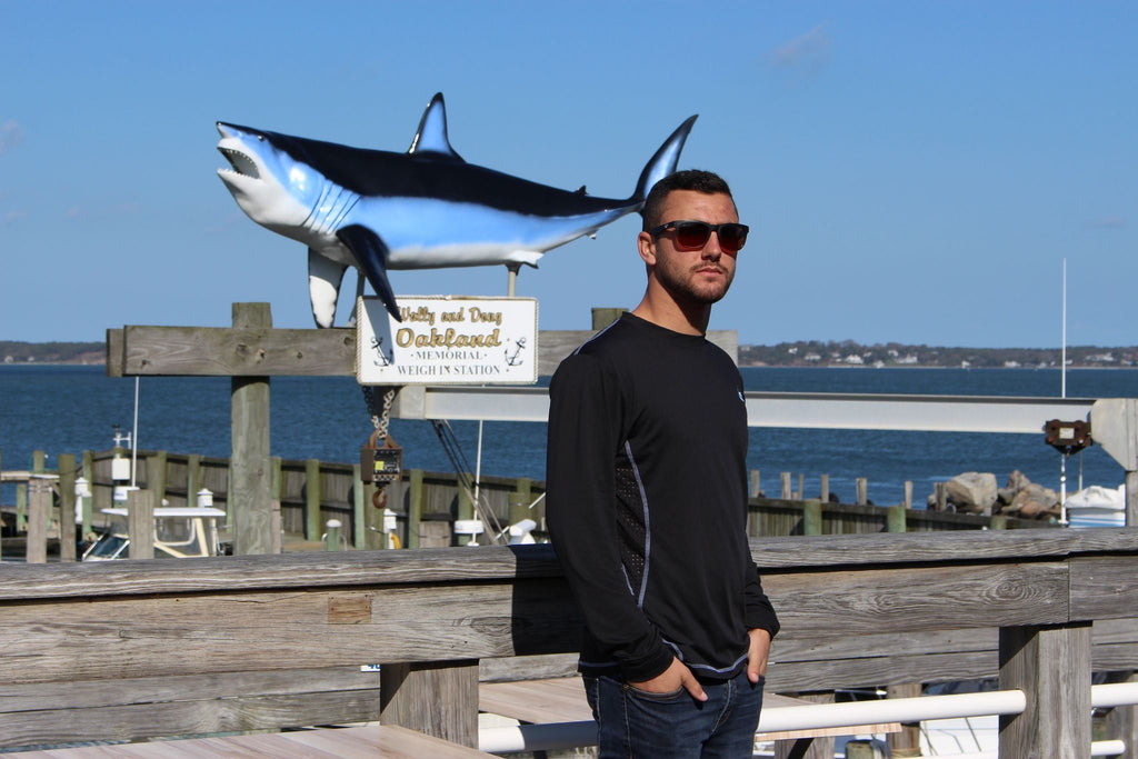 White Water Grander Performance Tee, Black