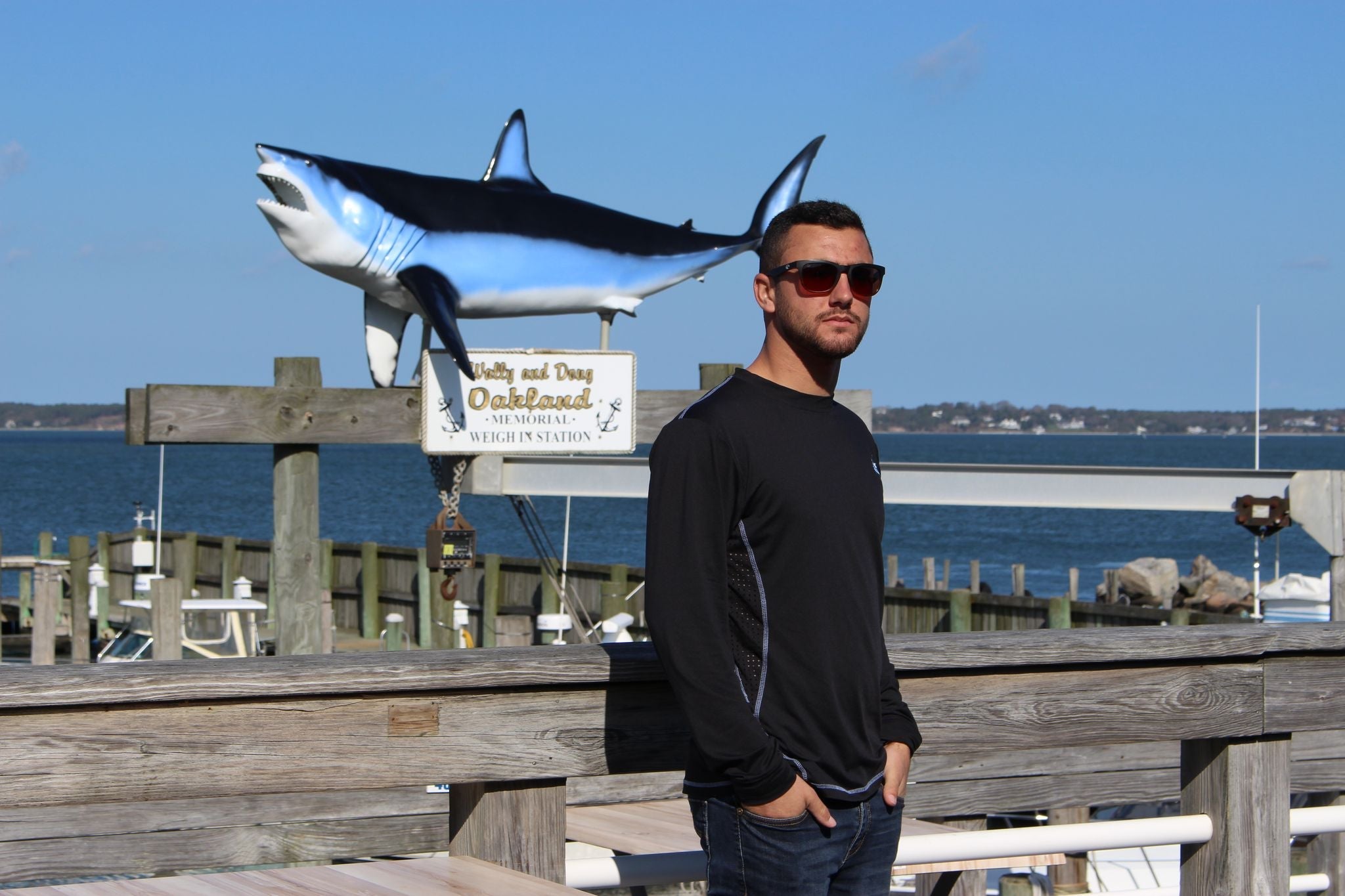 White Water Grander Performance Tee, Black