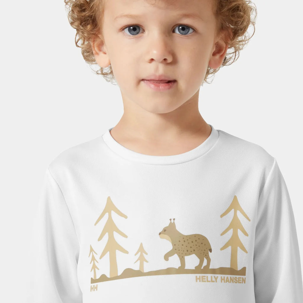 Helly Hansen Kids' Tech Graphic Long Sleeve Top