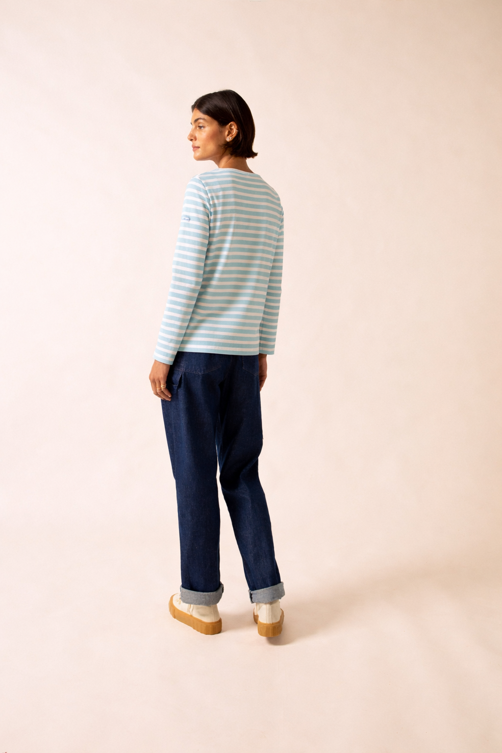 Meridame II Breton Shirt (SKYLIGHT BLUE / WHITE)