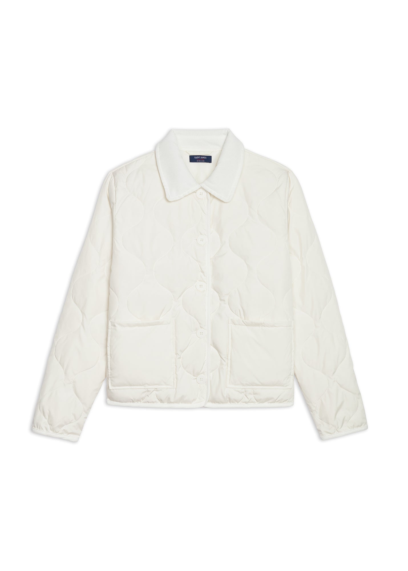 Saint James ST JULIANA - Lightweight Quilted Puffer Jacket (WINTER WHITE)