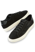 Patrick James Suede Crocodile Print Sneaker