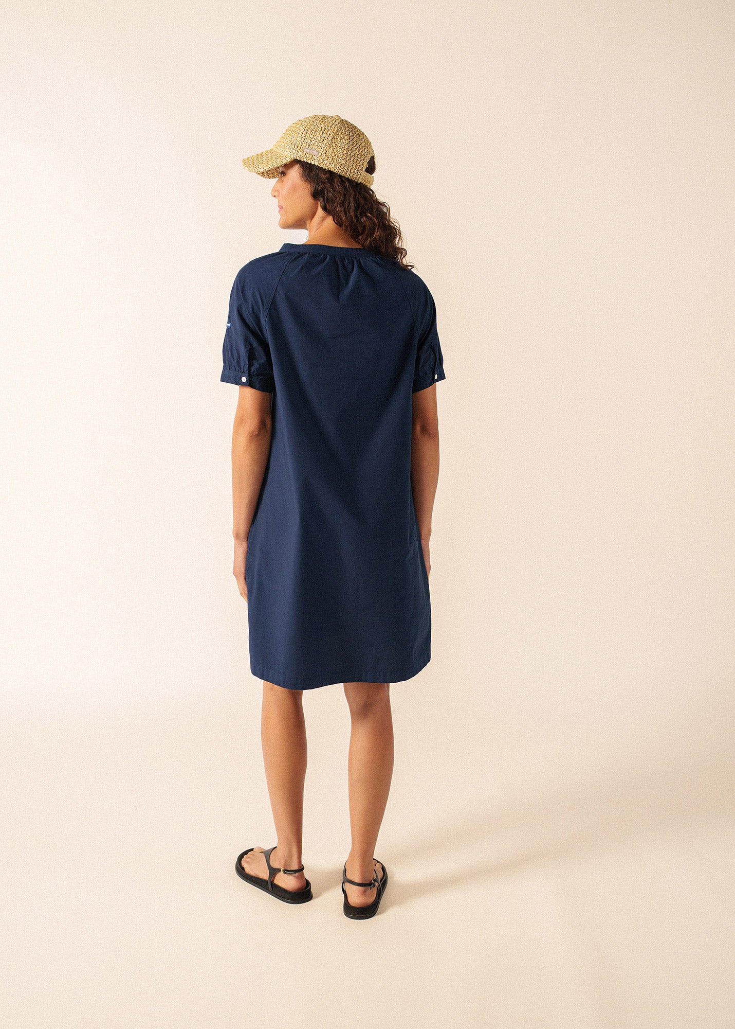 Saint James LOUISA Cotton Dress (NAVY)