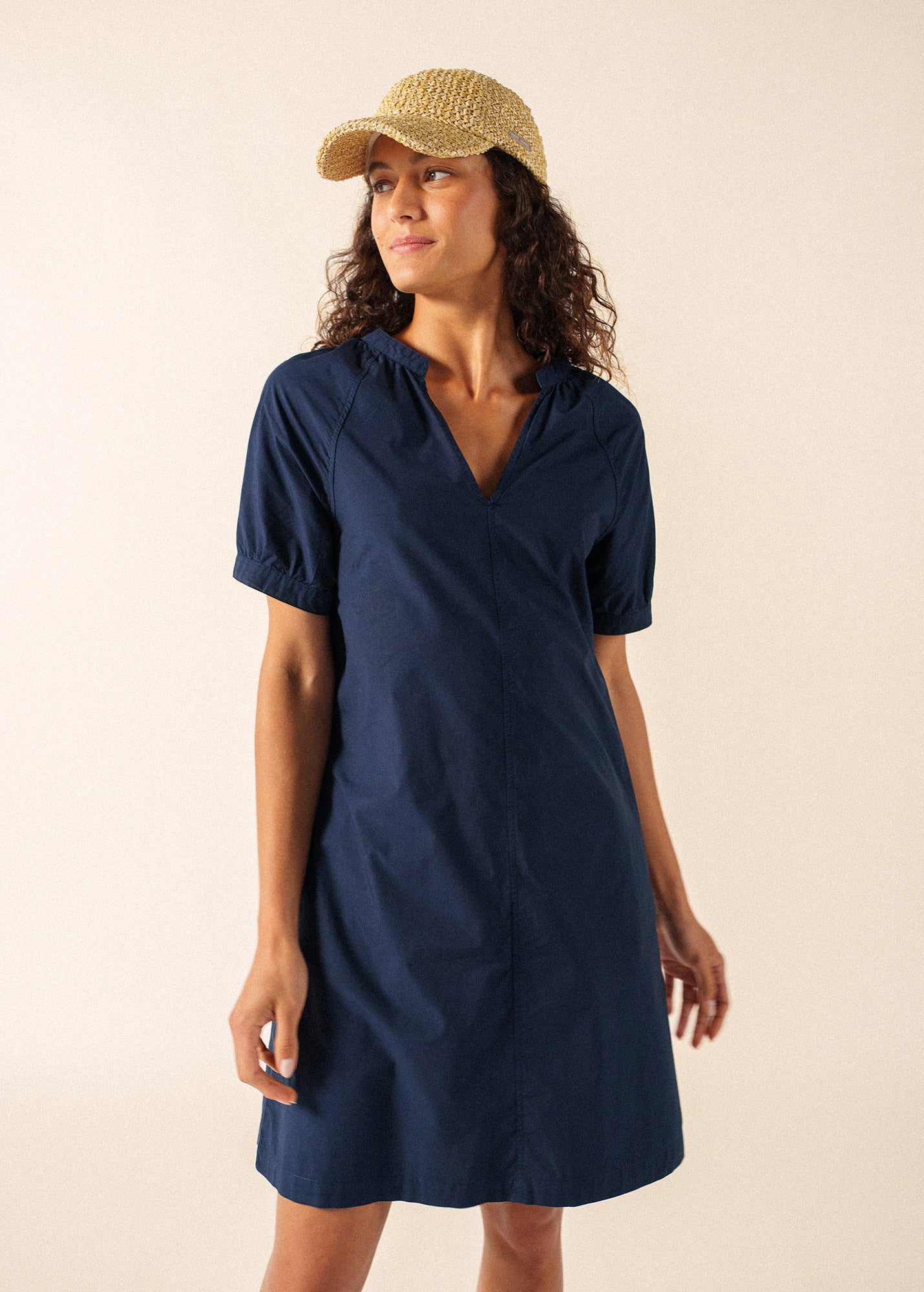 Saint James LOUISA Cotton Dress (NAVY)