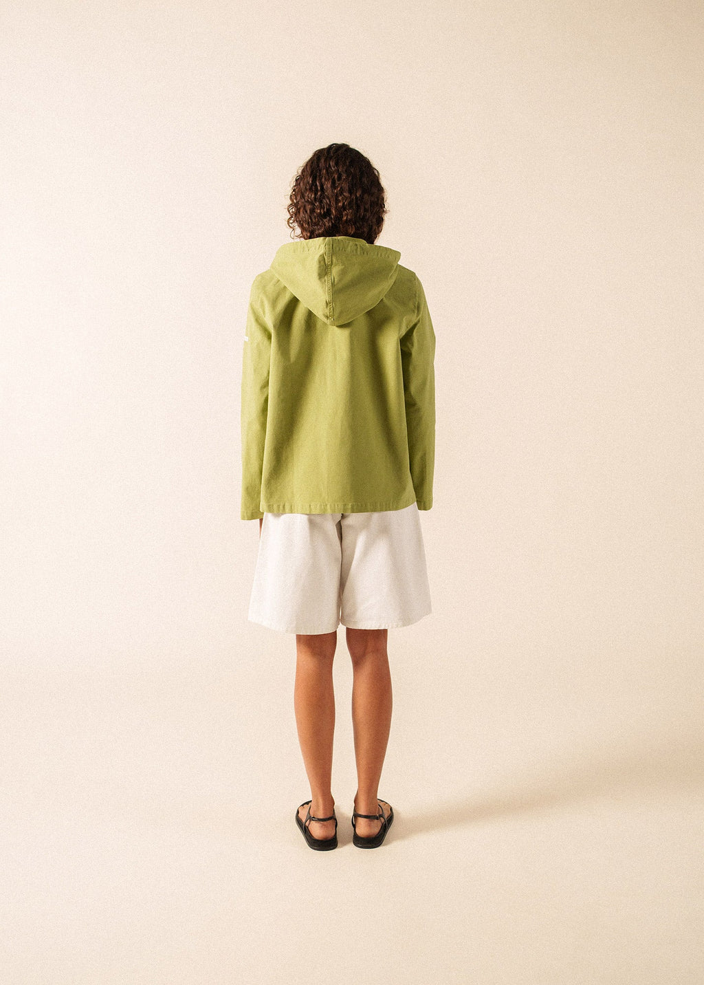 Saint James AURA Hooded Cotton Canvas Jacket (SAGE OLIVE)