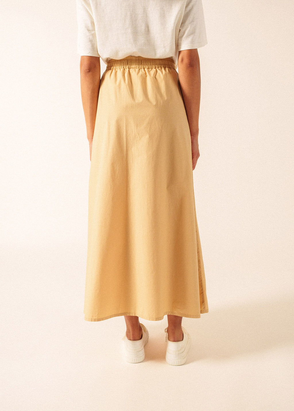 Saint James ALBANE Cotton Drawstring Skirt (SAIL CANVAS)