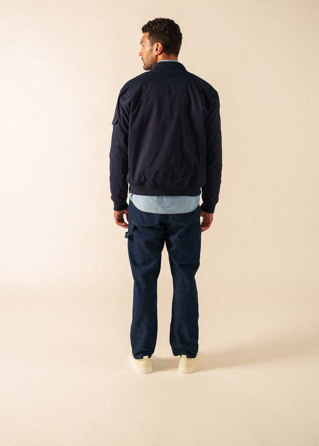 Saint James St Dario bomber jacket (NAVY)