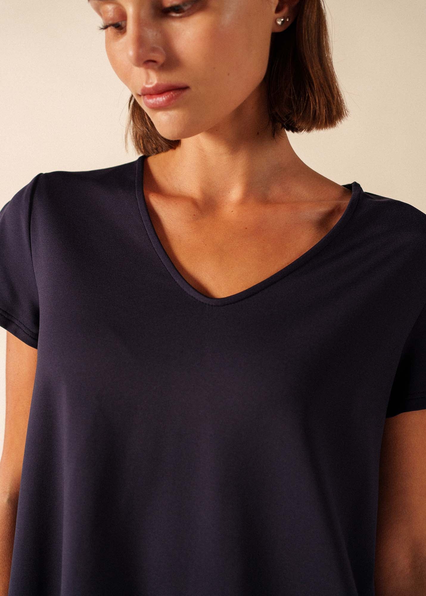 Saint James VICQ shift dress (NAVY)