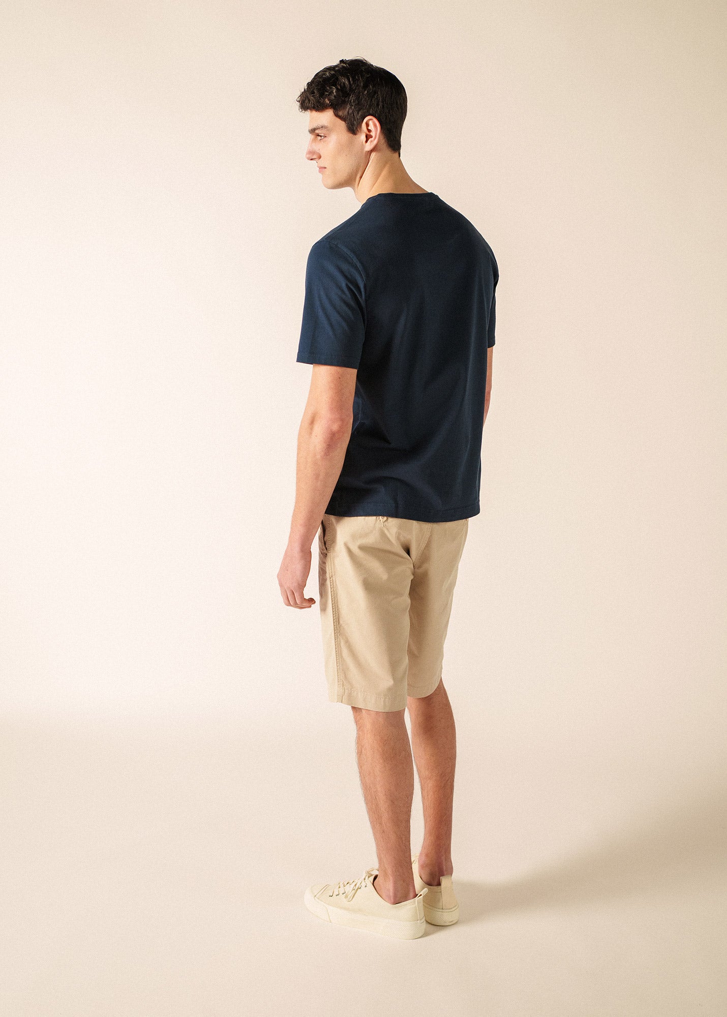 Saint James ARSENE Cotton T-Shirt (NAVY)