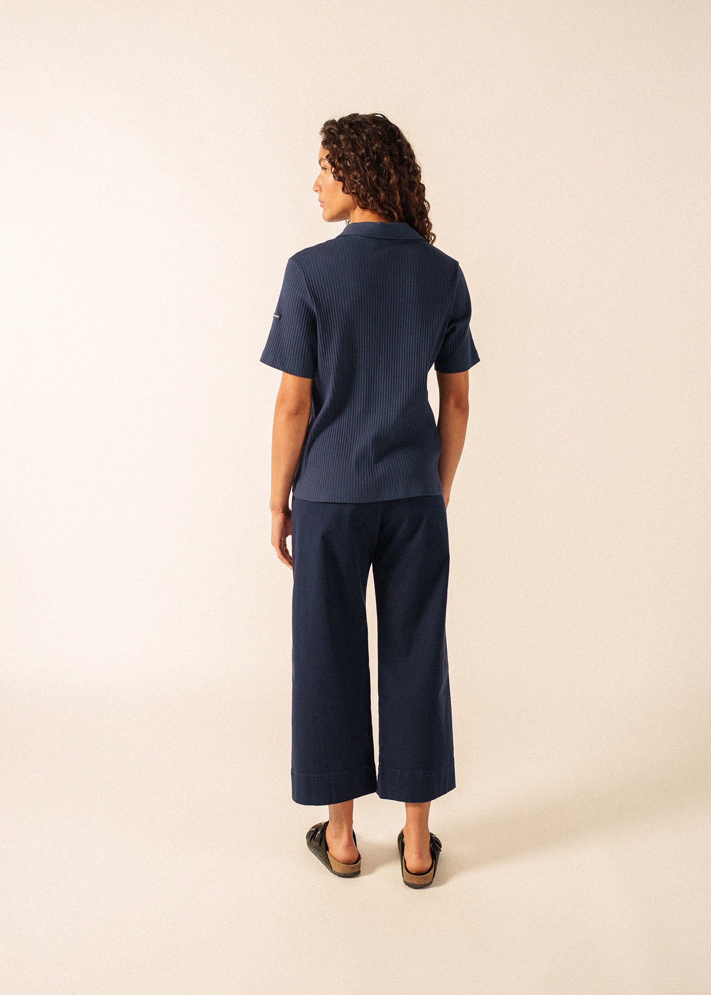 Saint James ROMY Knit Polo  (NAVY)