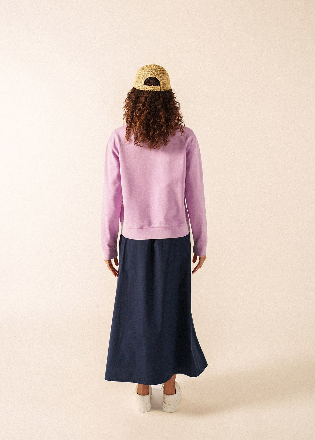 Saint James LISE Cotton Sweatshirt (TEA ROSE PINK)