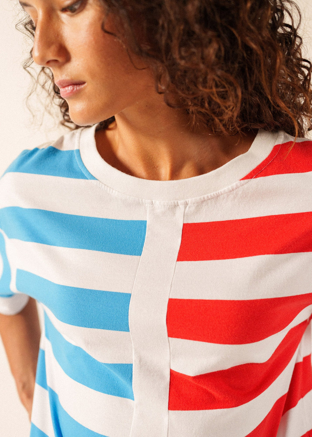 Saint James ESTELLE Graphic Striped T-Shirt (PLAY)