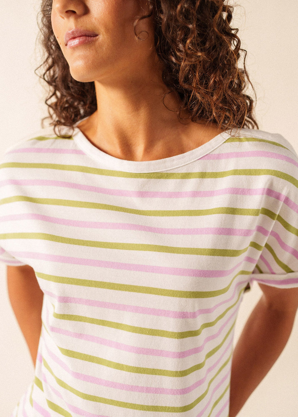 Saint James ELISE Boat Neck Striped T-Shirt (ACCALMIE)
