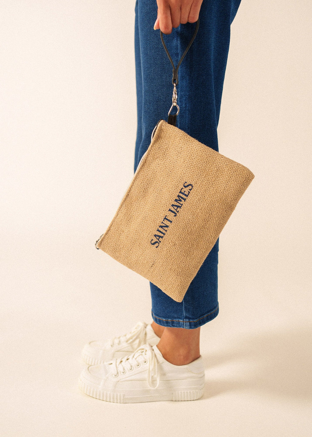 Saint James JUTE pouch (NATURAL)