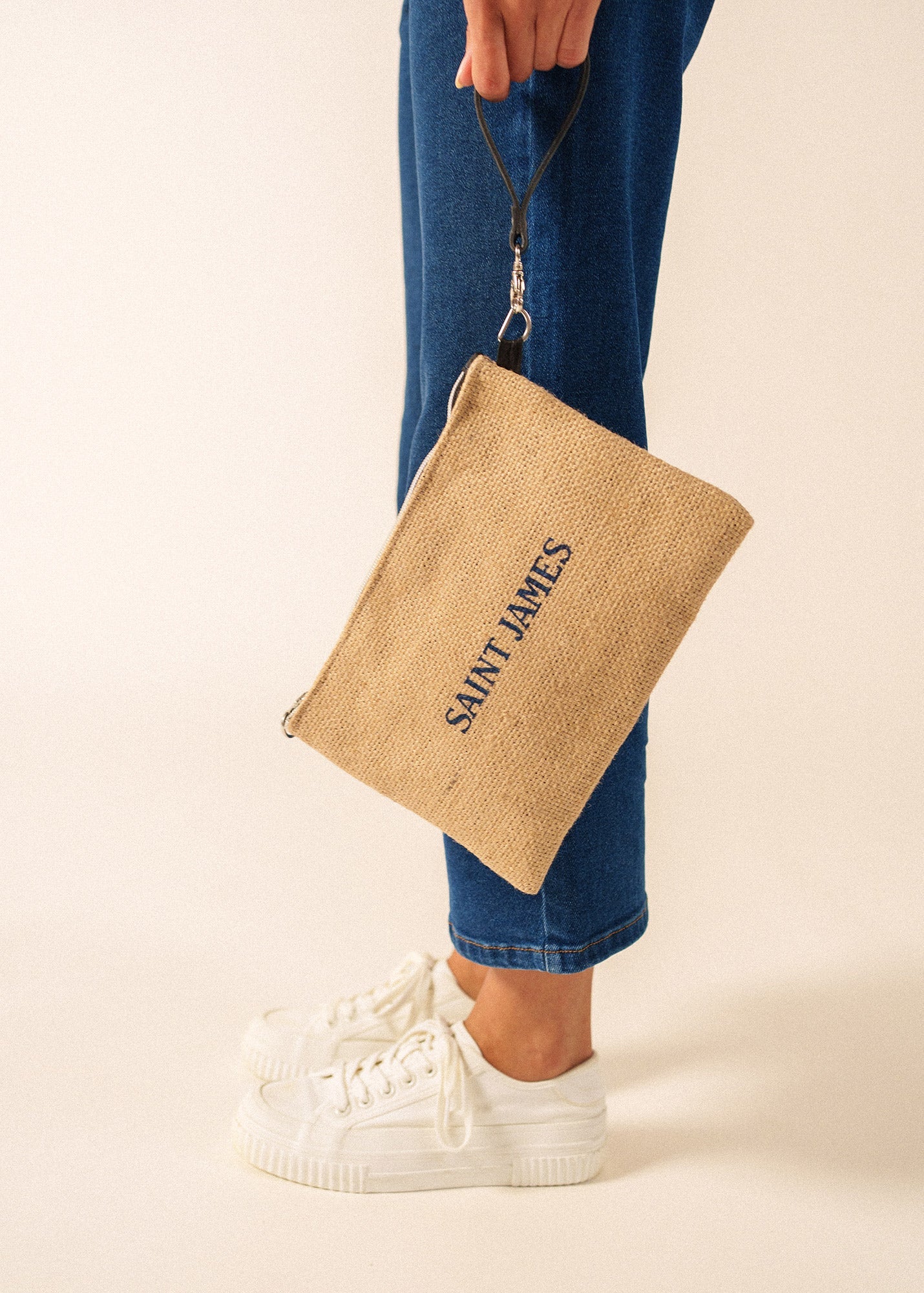 Saint James JUTE pouch (NATURAL)