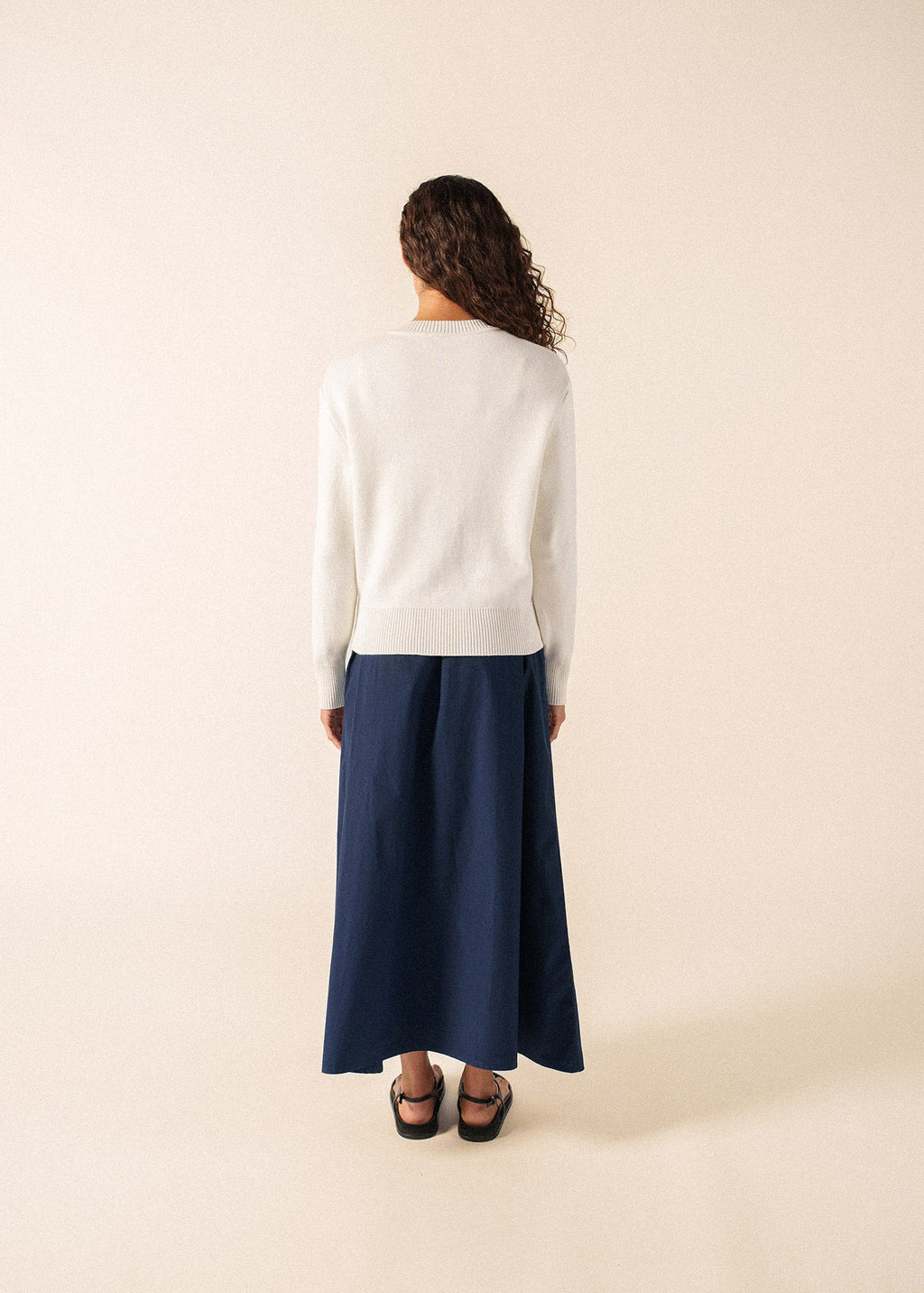 Saint James CAVAILLON Cotton Sweater (IVORY)