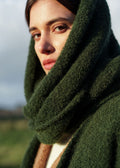Saint James Cadeac Scarf, Moss Green