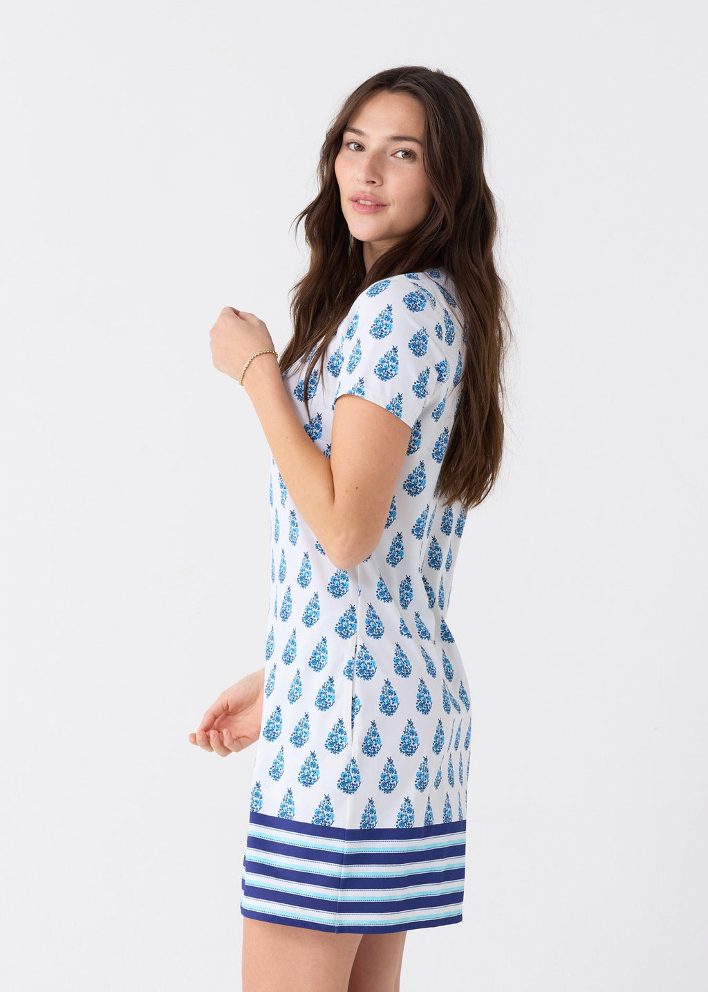 Cabana Life Delray Short Sleeve Shift Dress