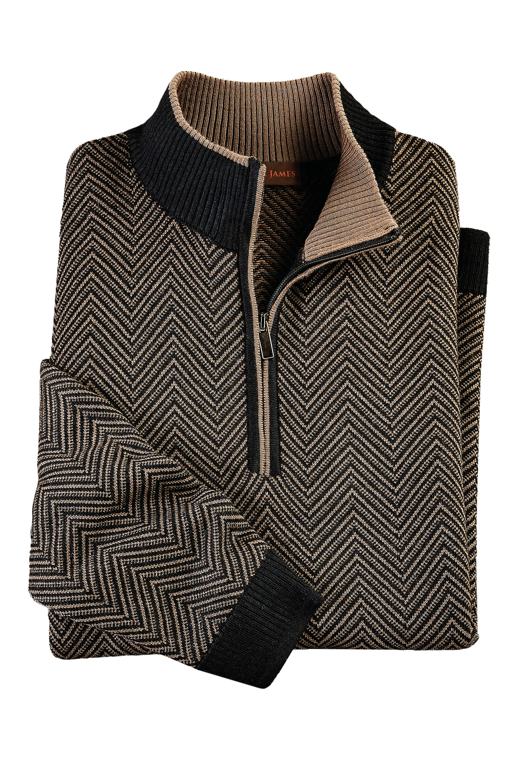 Patrick James Herringbone Sweater