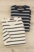 Reserve Short Sleeve Nautical Stripe Crew Shirt