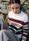 Saint James Andorre Striped Mohair Sweater, Highlands