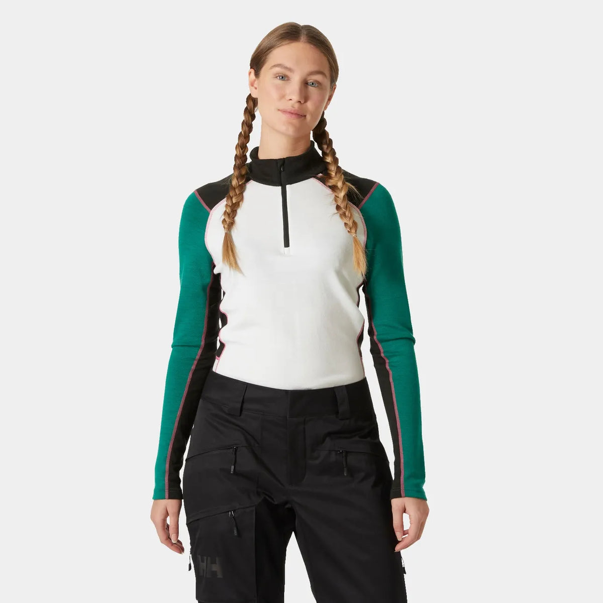 Helly Hansen Women's LIFA® Merino Midweight Half-Zip Base Layer - Black