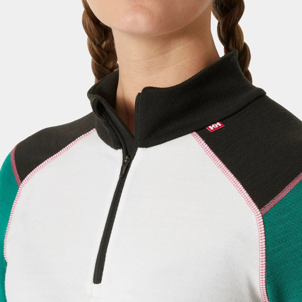 Helly Hansen Women's LIFA® Merino Midweight Half-Zip Base Layer - Navy