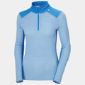 Helly Hansen Women's LIFA® Merino Midweight Half-Zip Base Layer - Bright Blue