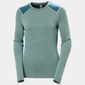 Helly Hansen Women's LIFA® Merino Midweight Crew Base Layer - Cactus