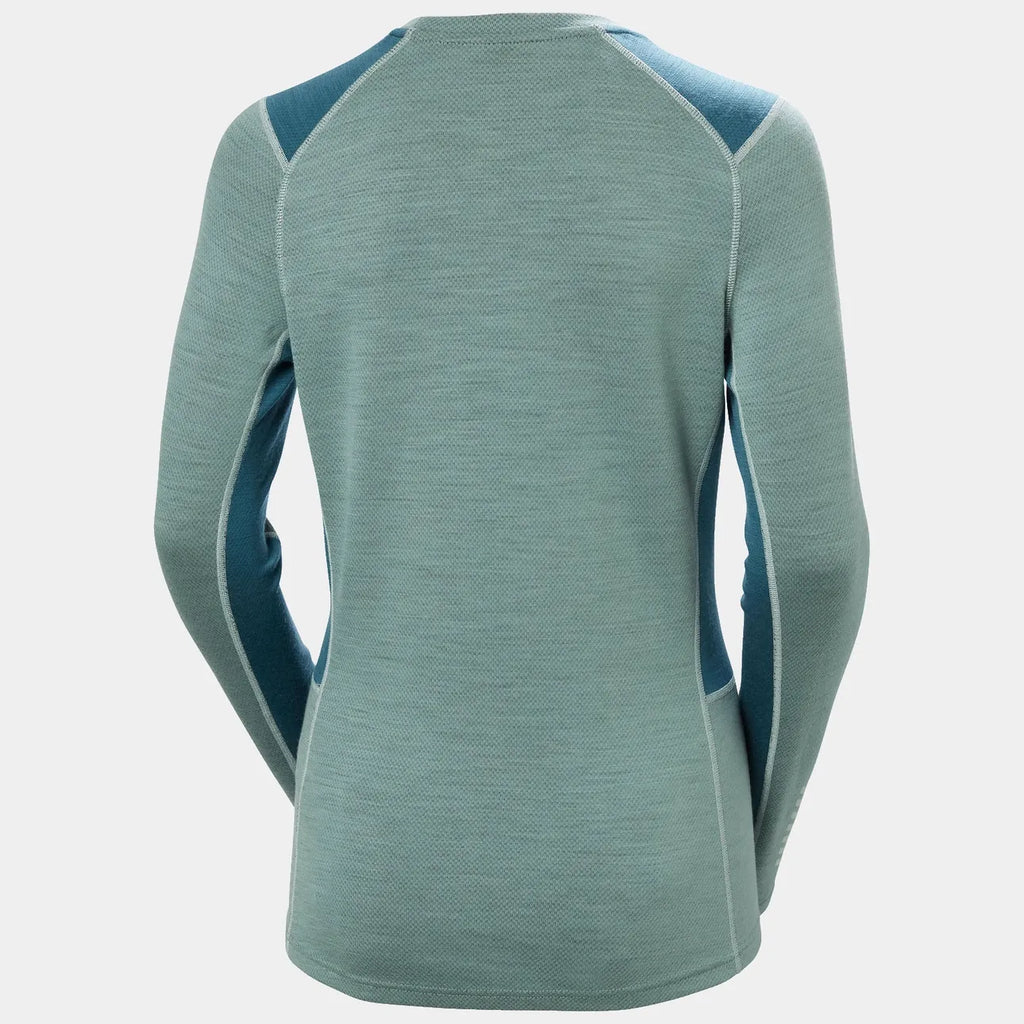 Helly Hansen Women's LIFA® Merino Midweight Crew Base Layer - Mellow Grey