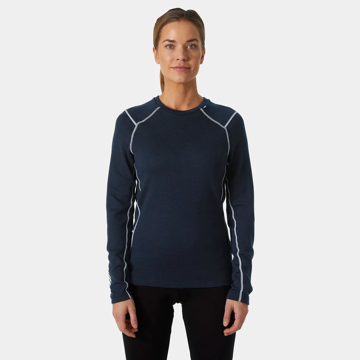 Helly Hansen Women's LIFA® Merino Midweight Crew Base Layer - Black