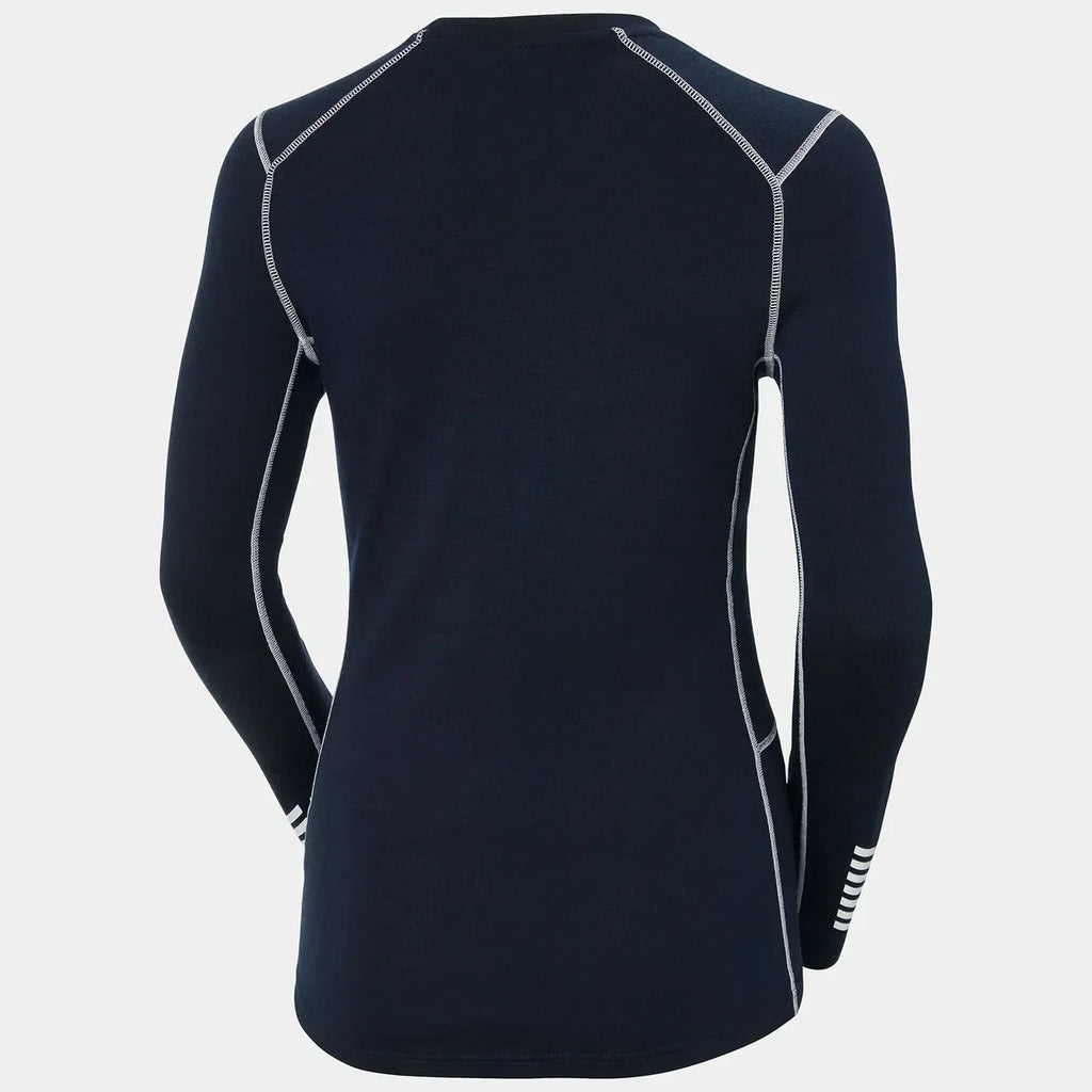 Helly Hansen Women's LIFA® Merino Midweight Crew Base Layer - Amethyst