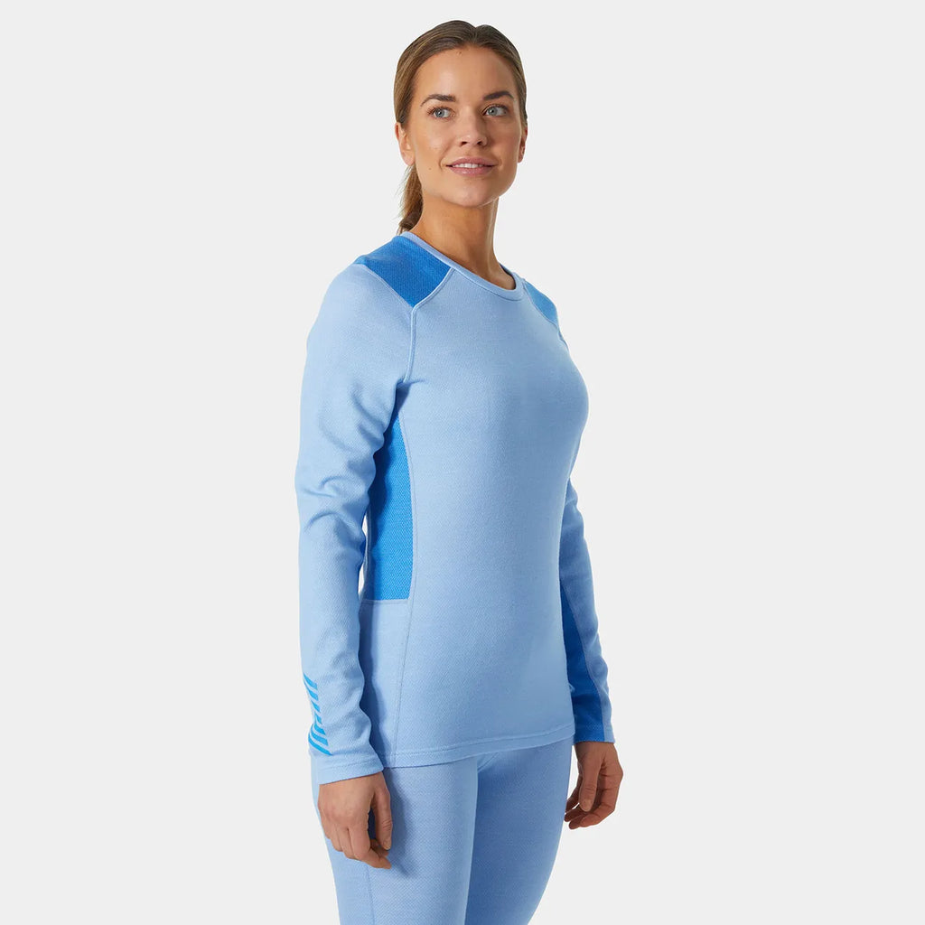 Helly Hansen Women's LIFA® Merino Midweight Crew Base Layer - Amethyst