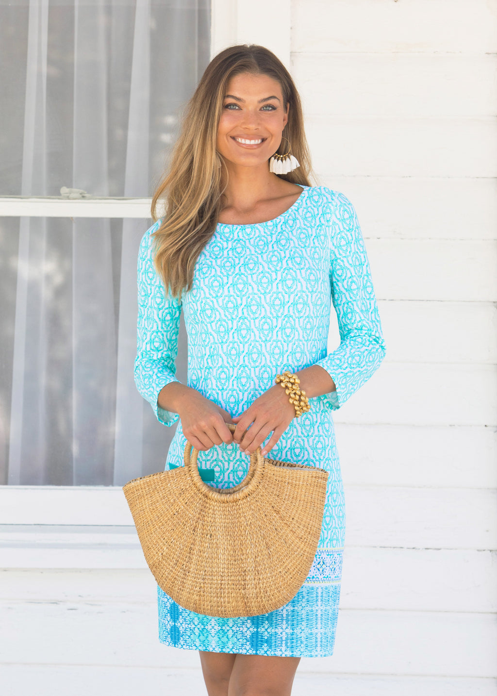 Cabana Life Coastal Cottage Cabana Shift Dress