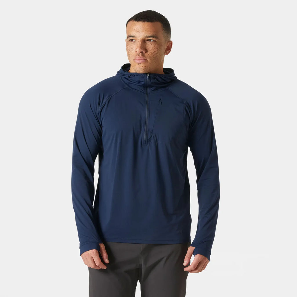 Helly Hansen Men's Shine Solen Half-Zip Sun Hoodie