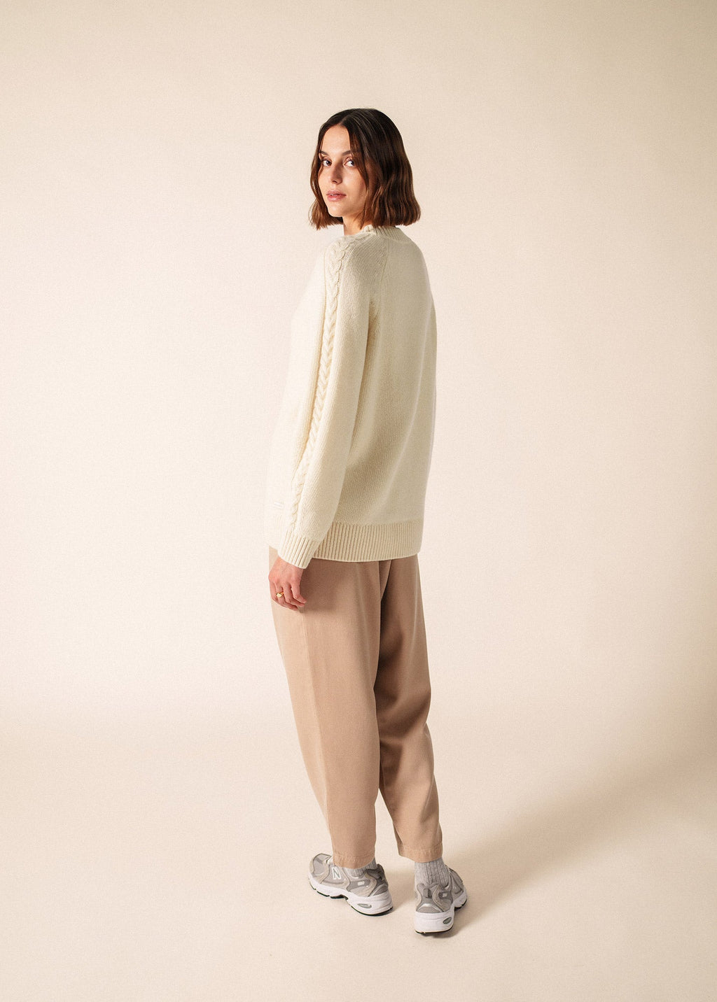 Saint James Glasgow Cardigan, Ivory