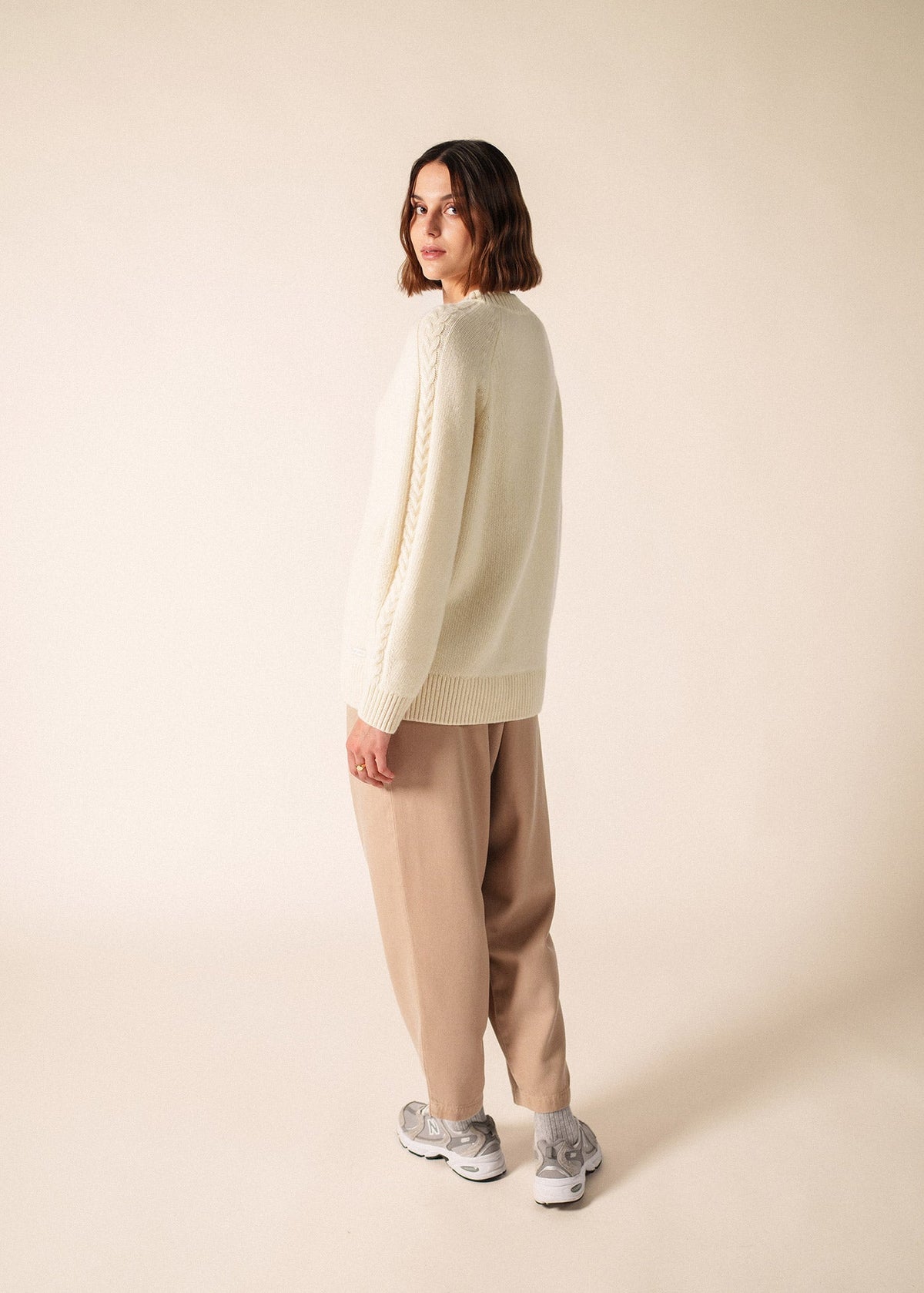 Saint James Glasgow Cardigan, Ivory