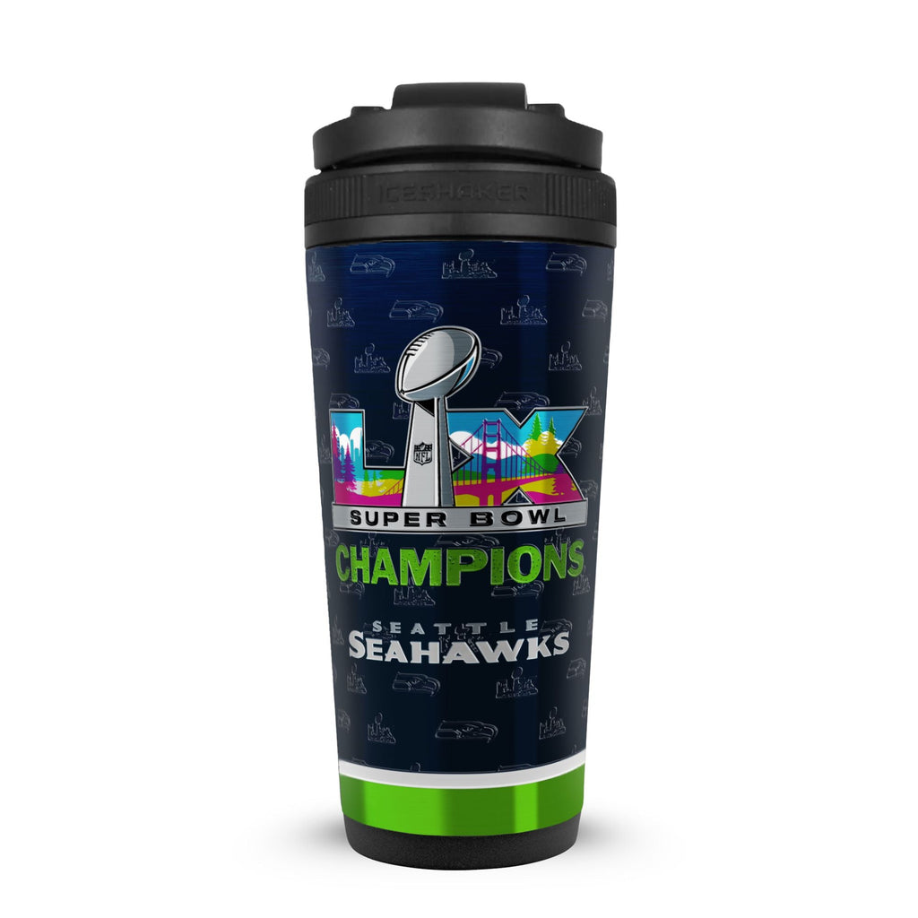 Seattle Seahawks Superbowl LX Champions 26oz Ice Shaker