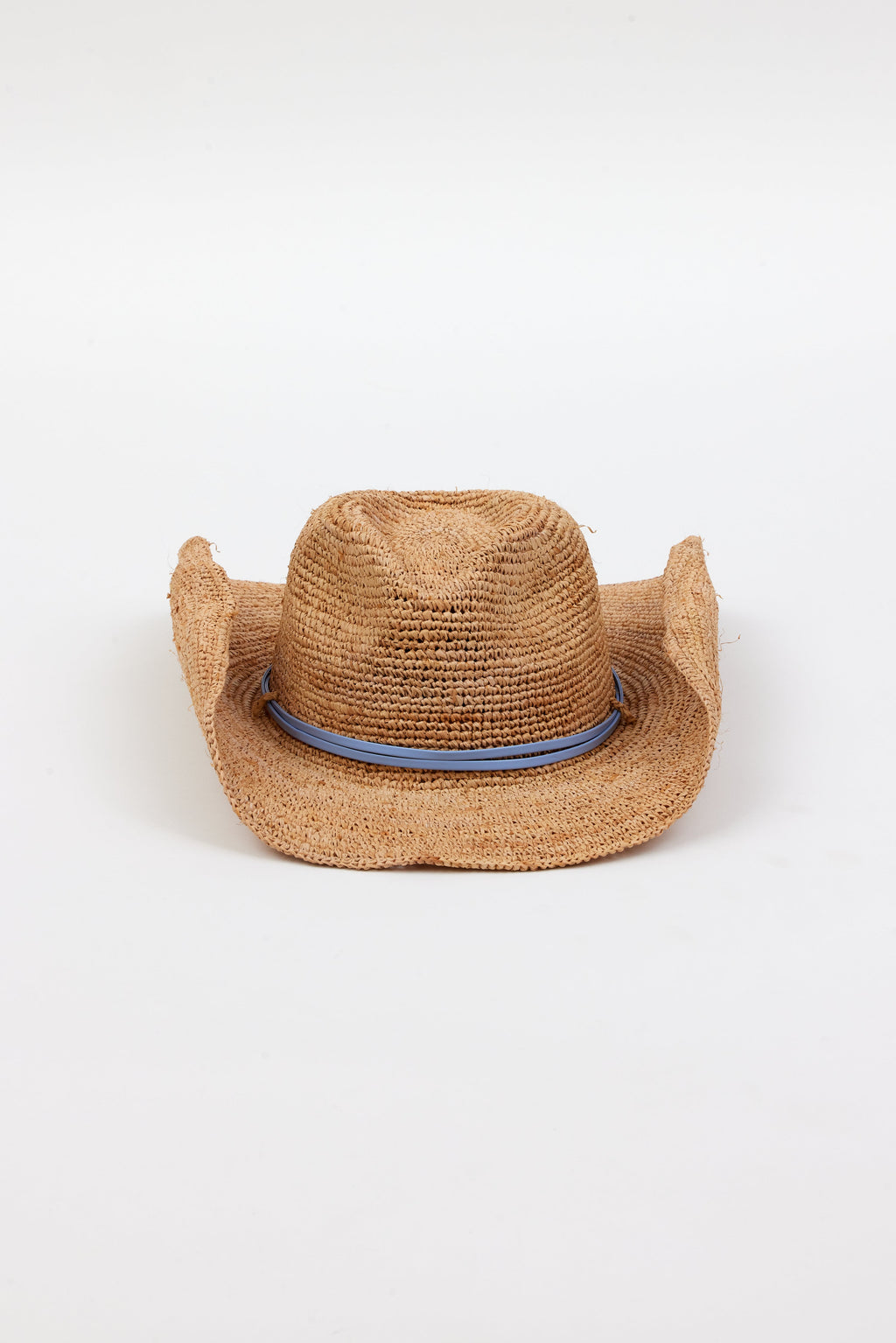 Hat Attack New York Raffia Crochet Cowboy