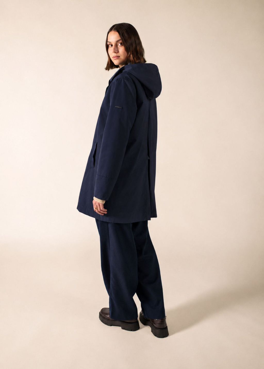 Saint James St Sophia Parka, Navy