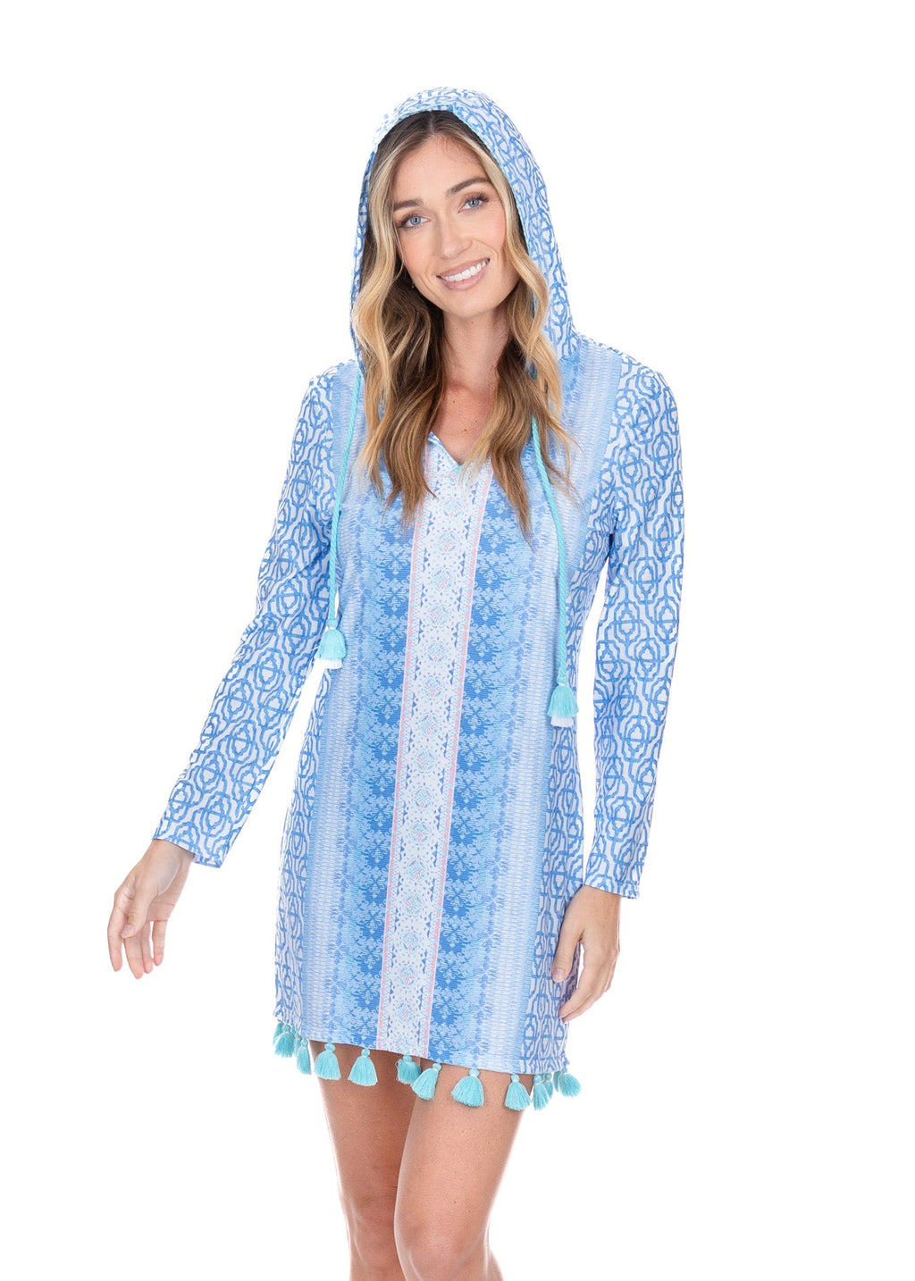 Cabana Life Lake Como Hooded Cover Up