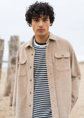Saint James ST FIRMIN Corduroy Overshirt (BEIGE)