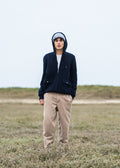 Saint James Oban Cardigan, Navy / Gray