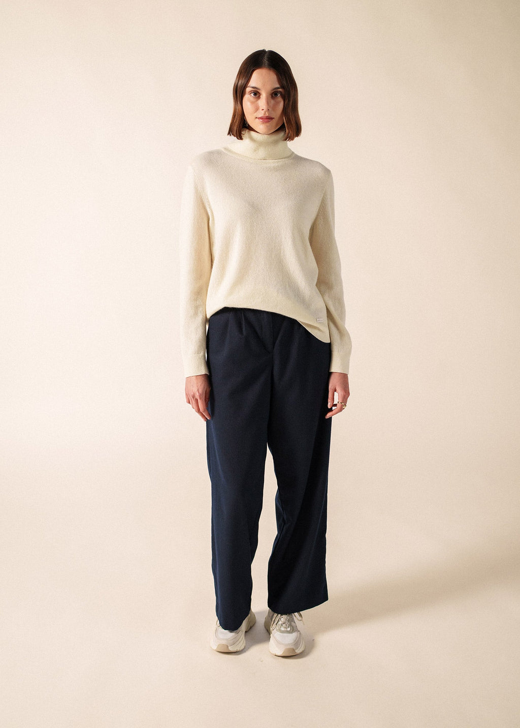 Saint James Marple Sweater, Ivory