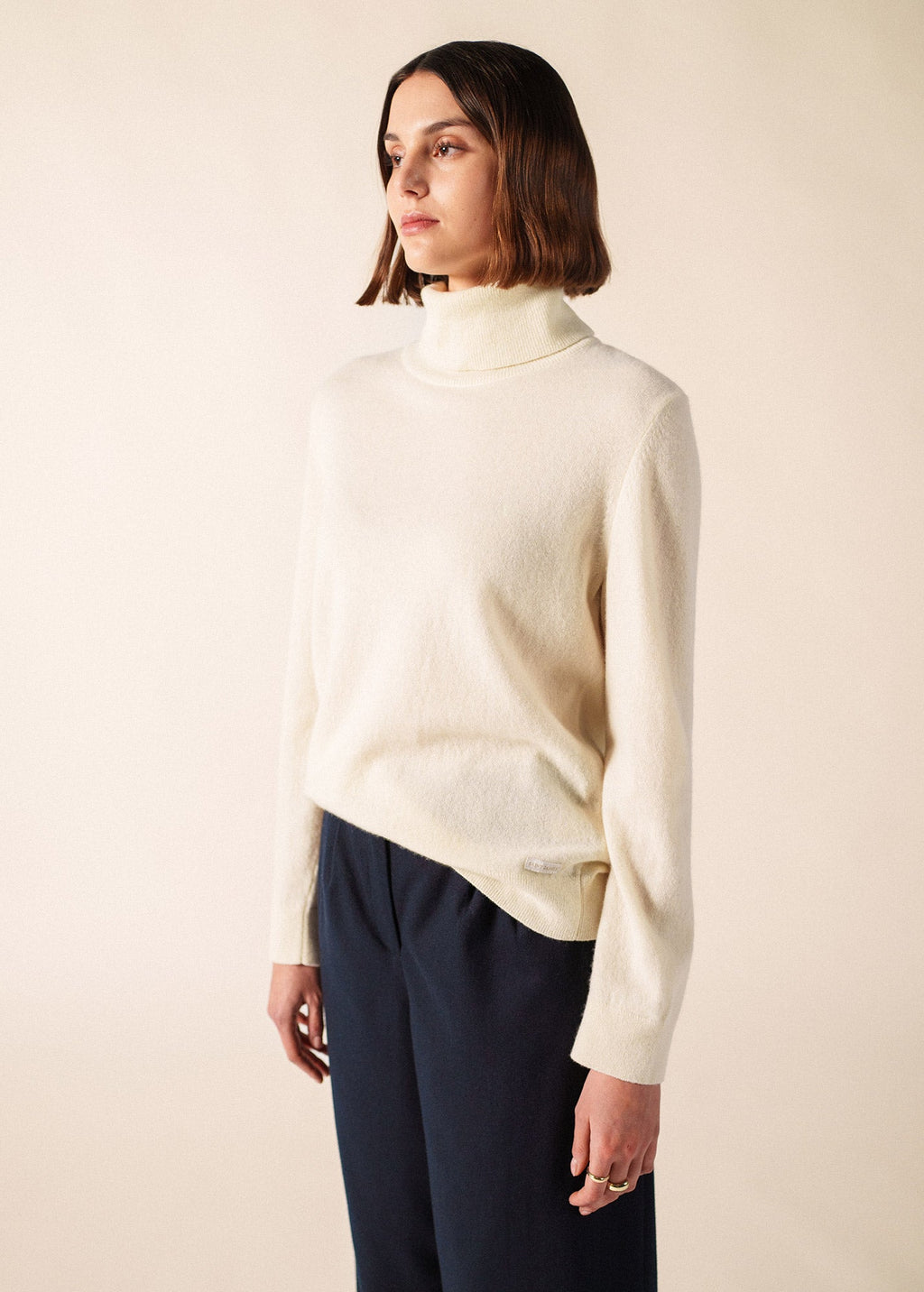 Saint James Marple Sweater, Ivory